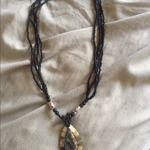 Hand-beaded necklace